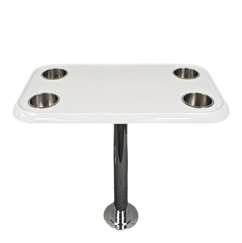 Load image into Gallery viewer, RV Side Tables | RV End Tables - Table Set - 6" Flush Mount Floor Plate / Anti Wobble, Cocktail Design (6 colors)