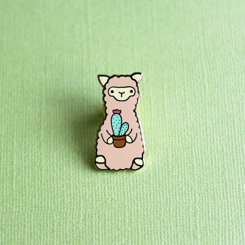Load image into Gallery viewer, Wild Whimsy Alpaca Cactus Pin