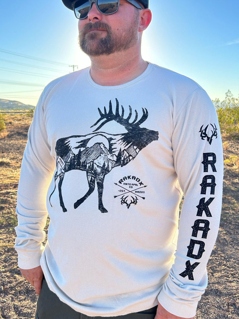Load image into Gallery viewer, Wilderness Elk Long Sleeve Thermal Tee | Unisex