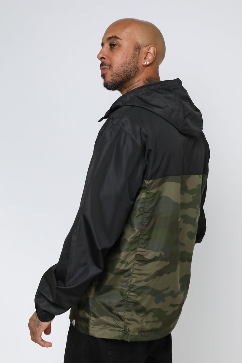 Load image into Gallery viewer, Dryflip Windbreaker (Black/Camo)