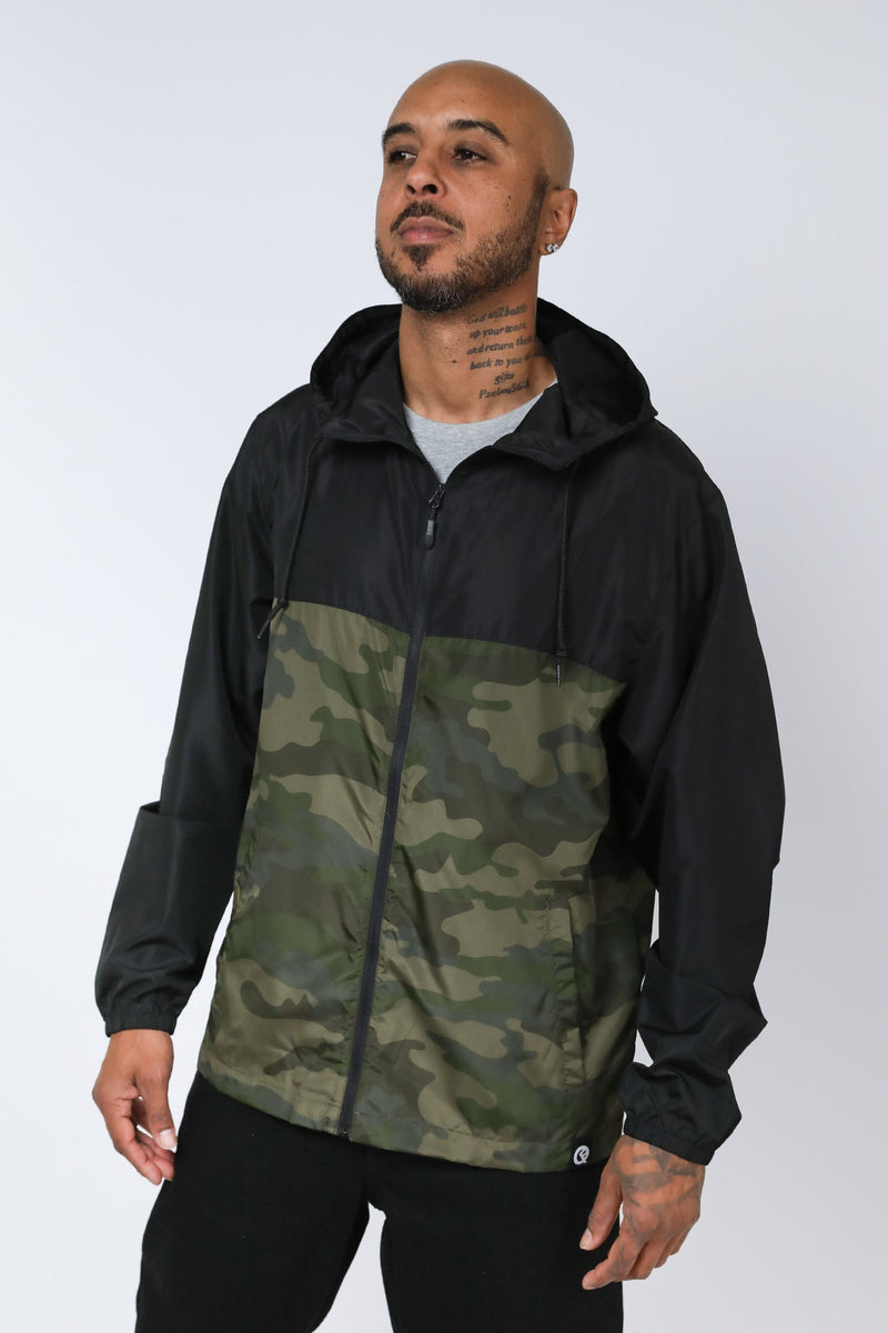 Load image into Gallery viewer, Dryflip Windbreaker (Black/Camo)