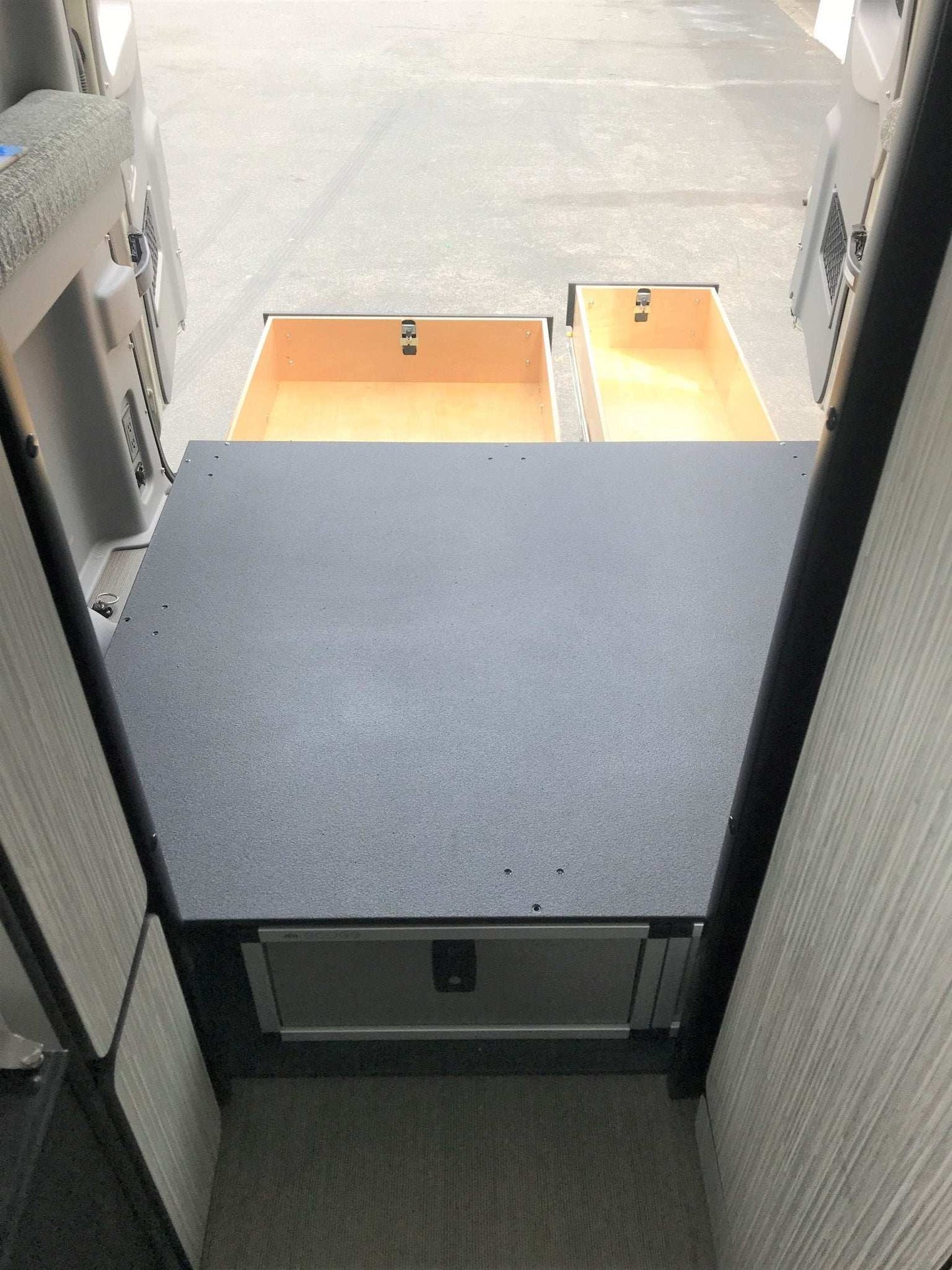 Winnebago Revel 2017-2020 - Side x Side Base Drawer System - Skoutley Outdoors LLC