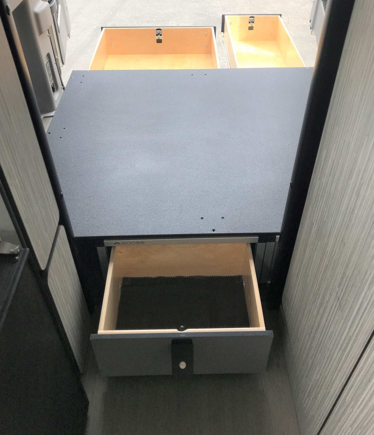 Winnebago Revel 2017-2020 - Side x Side Base Drawer System - Skoutley Outdoors LLC