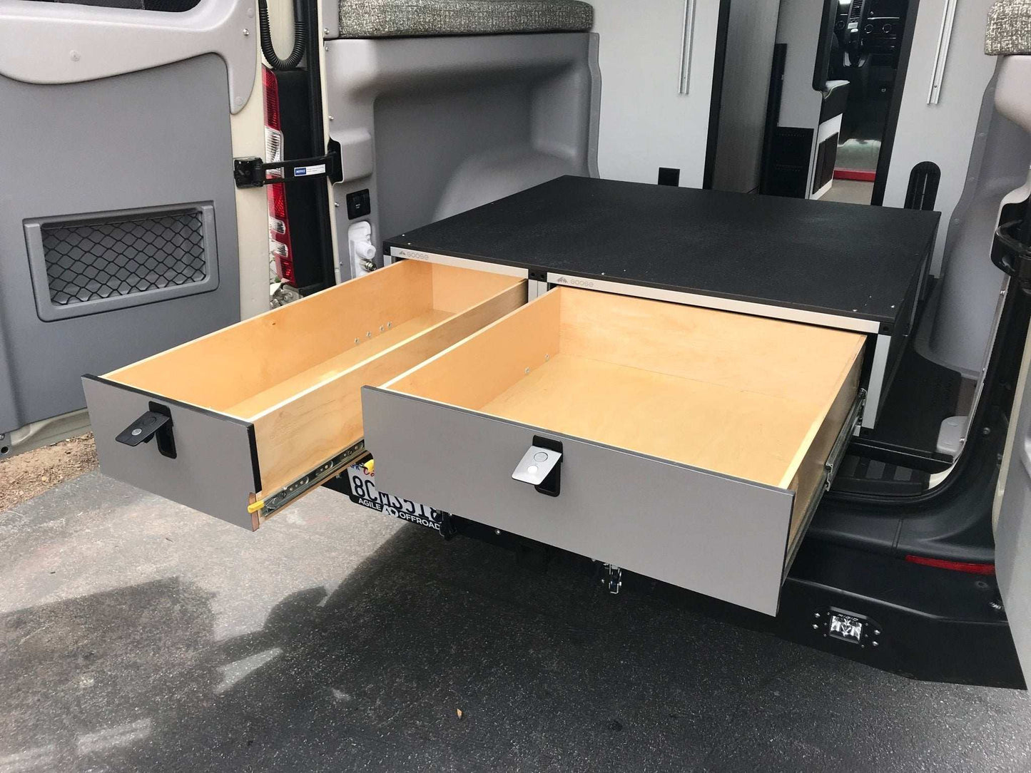 Winnebago Revel 2017-2020 - Side x Side Base Drawer System - Skoutley Outdoors LLC