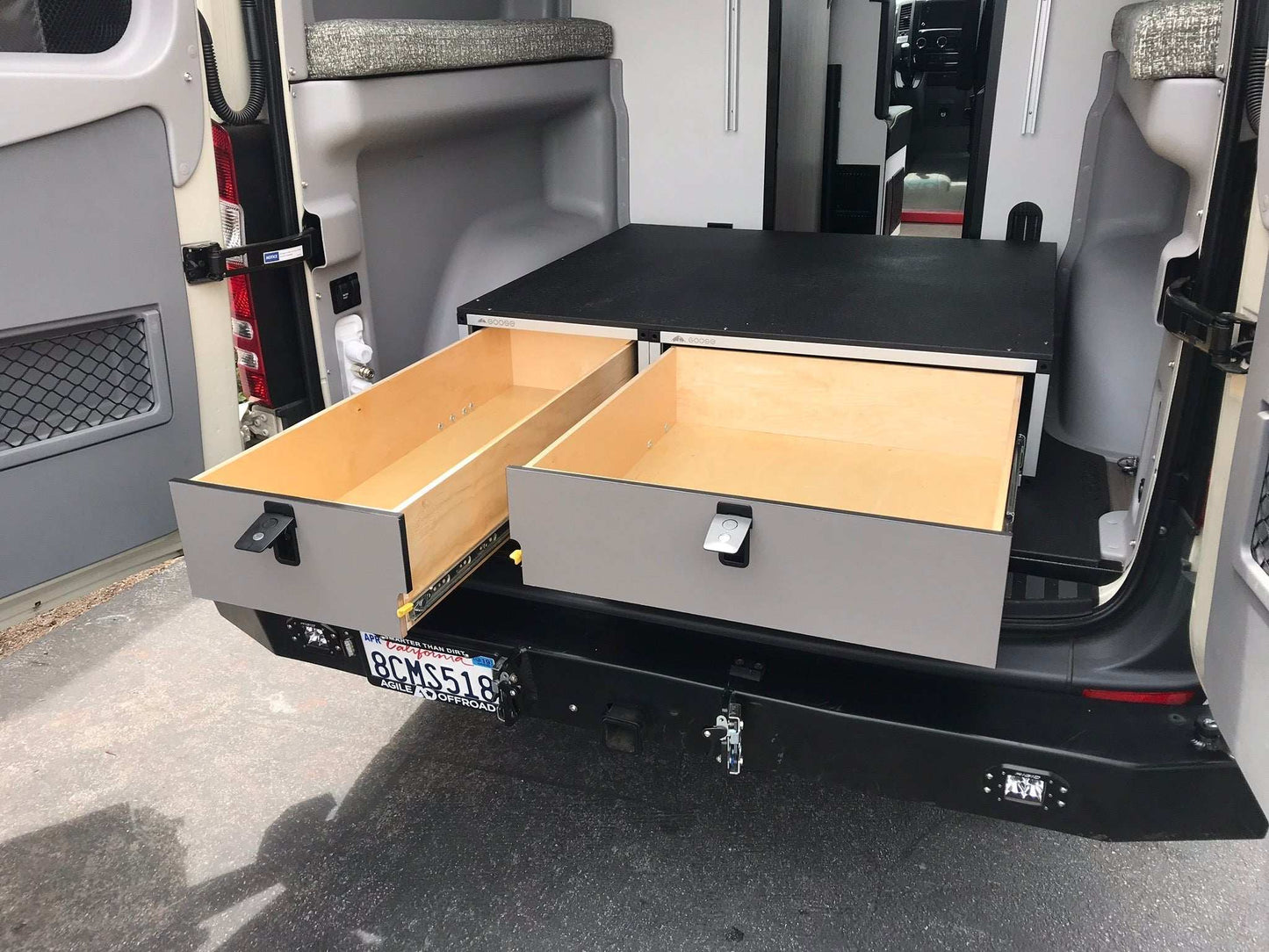Winnebago Revel 2017-2020 - Side x Side Base Drawer System - Skoutley Outdoors LLC