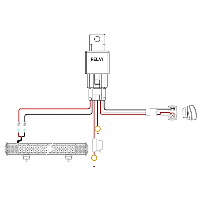 Load image into Gallery viewer, Universal Light Bar / Accessory 10' Wiring Harness