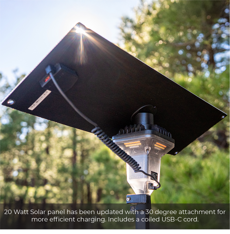Load image into Gallery viewer, 20 Watt Portable Solar Panel w/ LightRanger Receiver