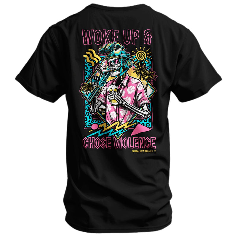 Load image into Gallery viewer, Woke Up & Chose Violence Men's T-Shirt