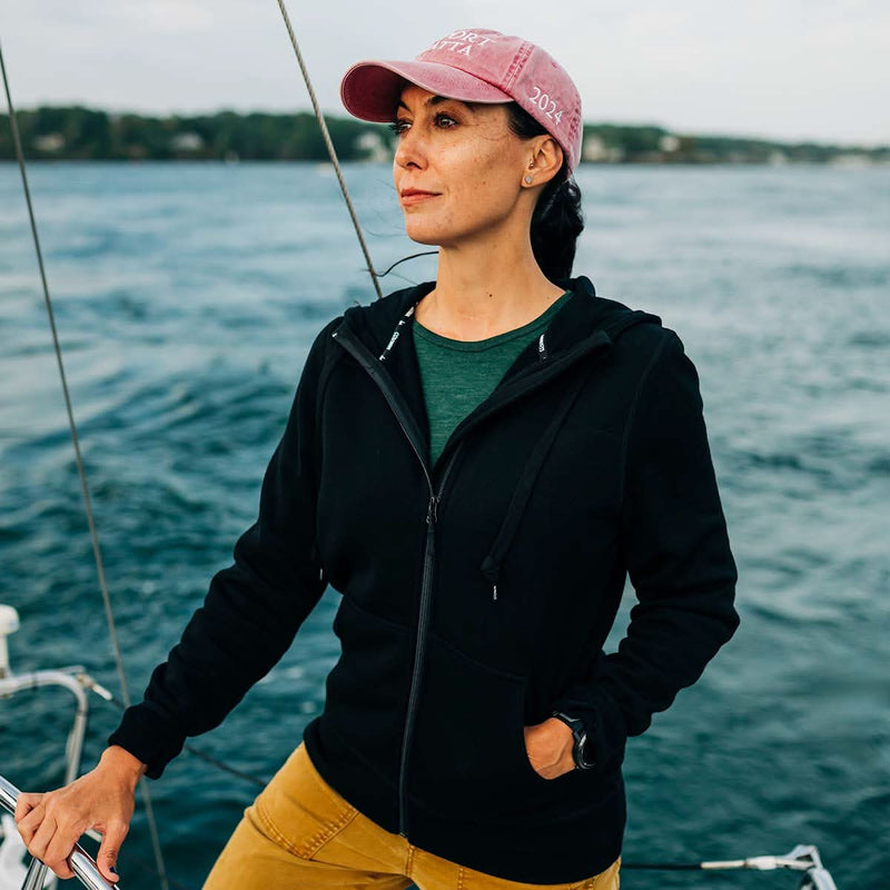 Load image into Gallery viewer, Women's Brushed Merino Wool Full-Zip Hoodie - Heavyweight