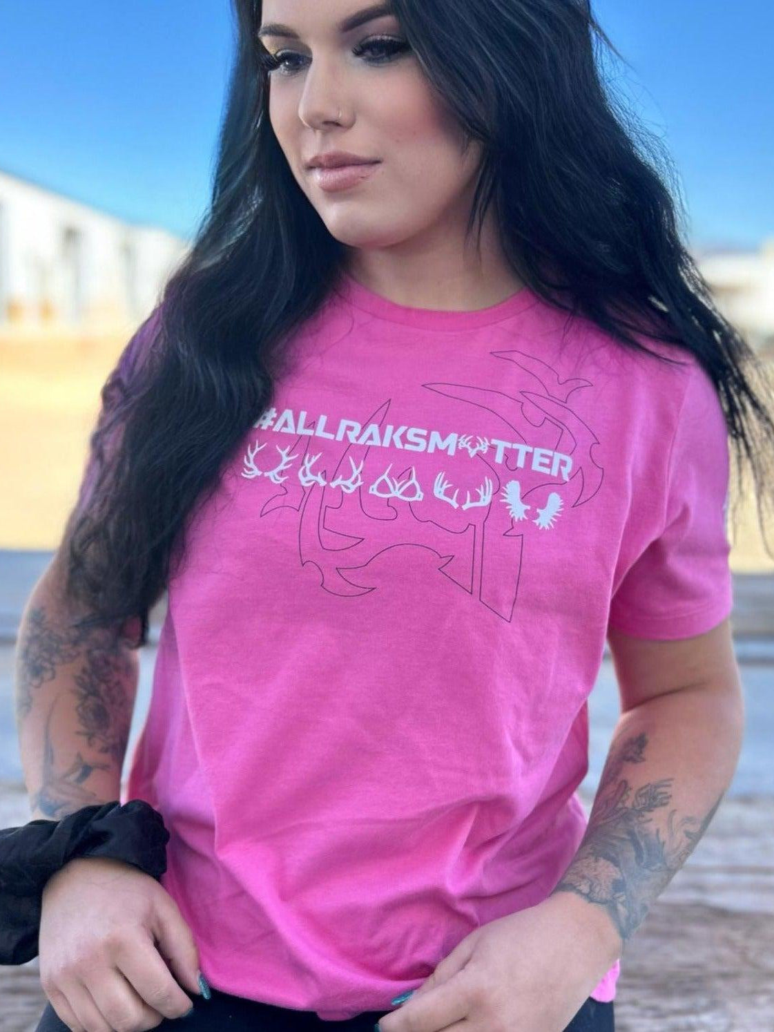 Womens All Raks Matter ™ Boobies Pink