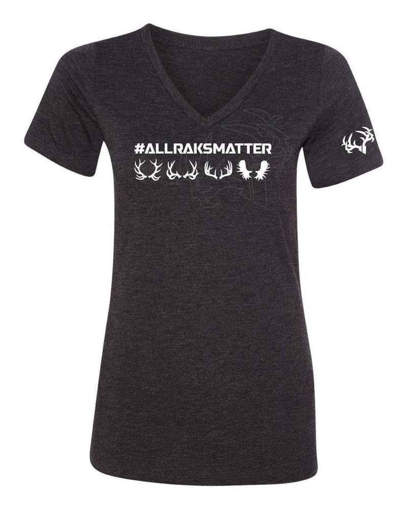 Load image into Gallery viewer, Womens All Raks Matter ™ V Neck Tee (NO BOOBIES)