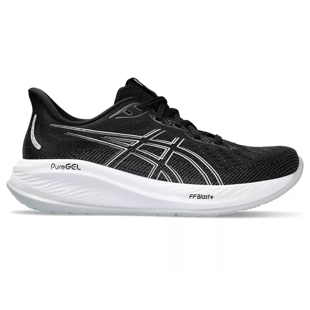 Women's Asics GEL-Cumulus 26, Black/Concrete, 11 B Medium - Skoutley Outdoors LLC