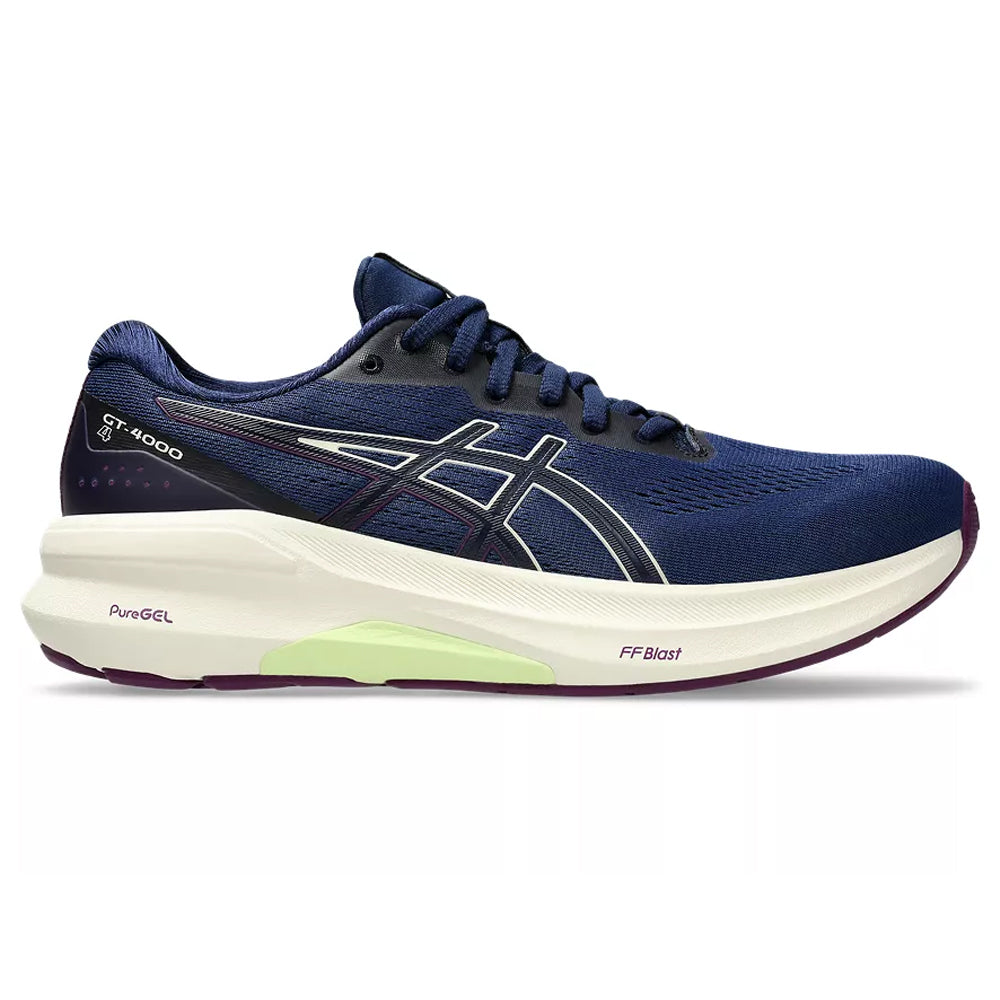 Women's Asics GT-4000 4, Blue Expanse/Birch, 9.5 D Wide - Skoutley Outdoors LLC