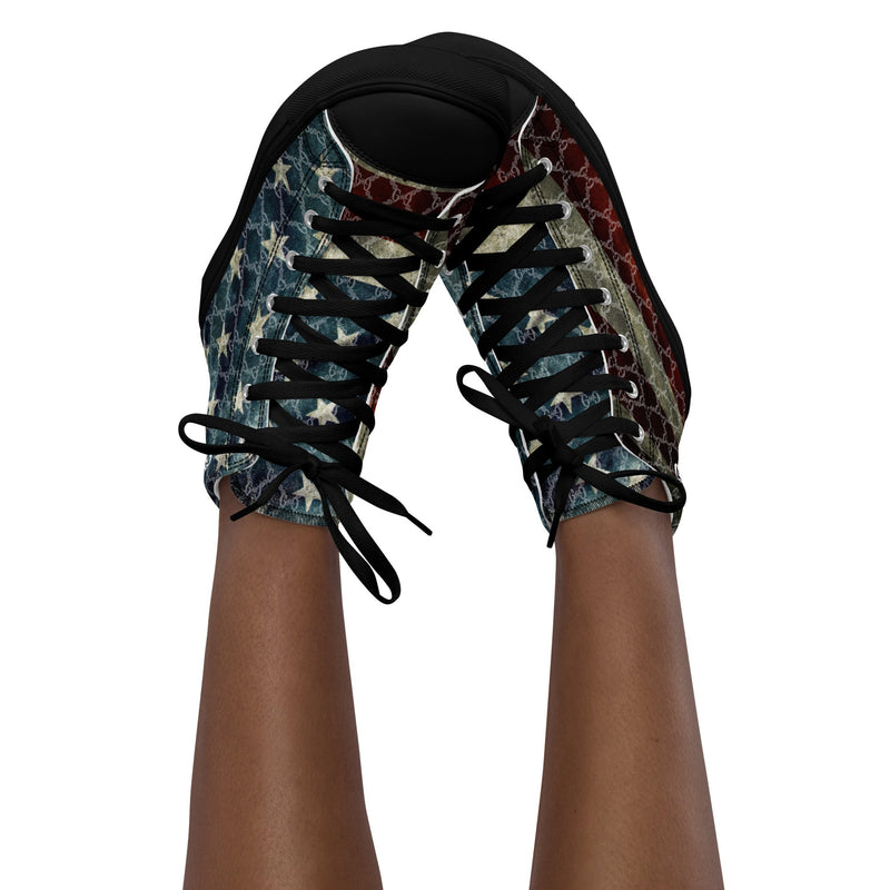 Load image into Gallery viewer, Liberty Women's High Top Canvas Shoes
