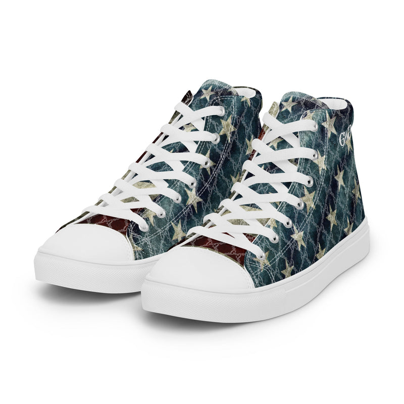 Load image into Gallery viewer, Liberty Women's High Top Canvas Shoes