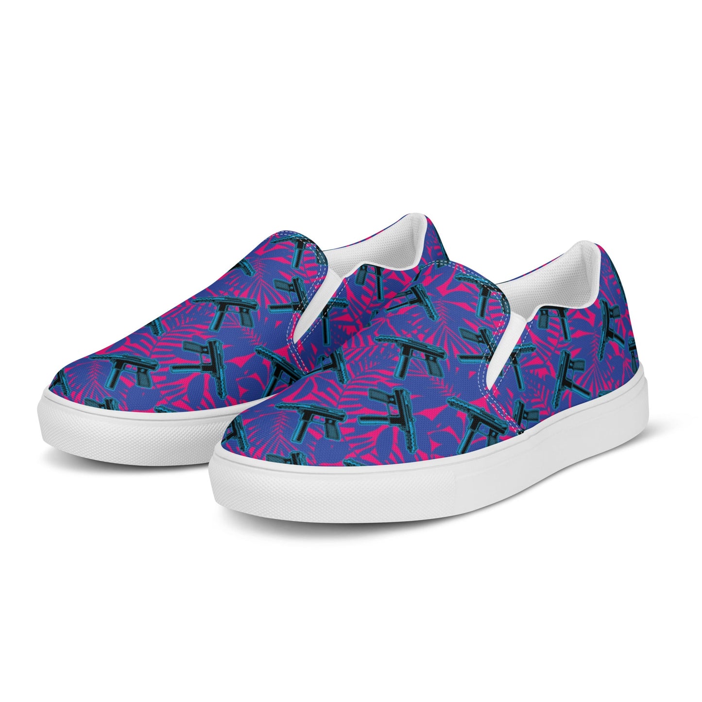 Rad Palm 9 Lives Women’s Slip On Canvas Shoes