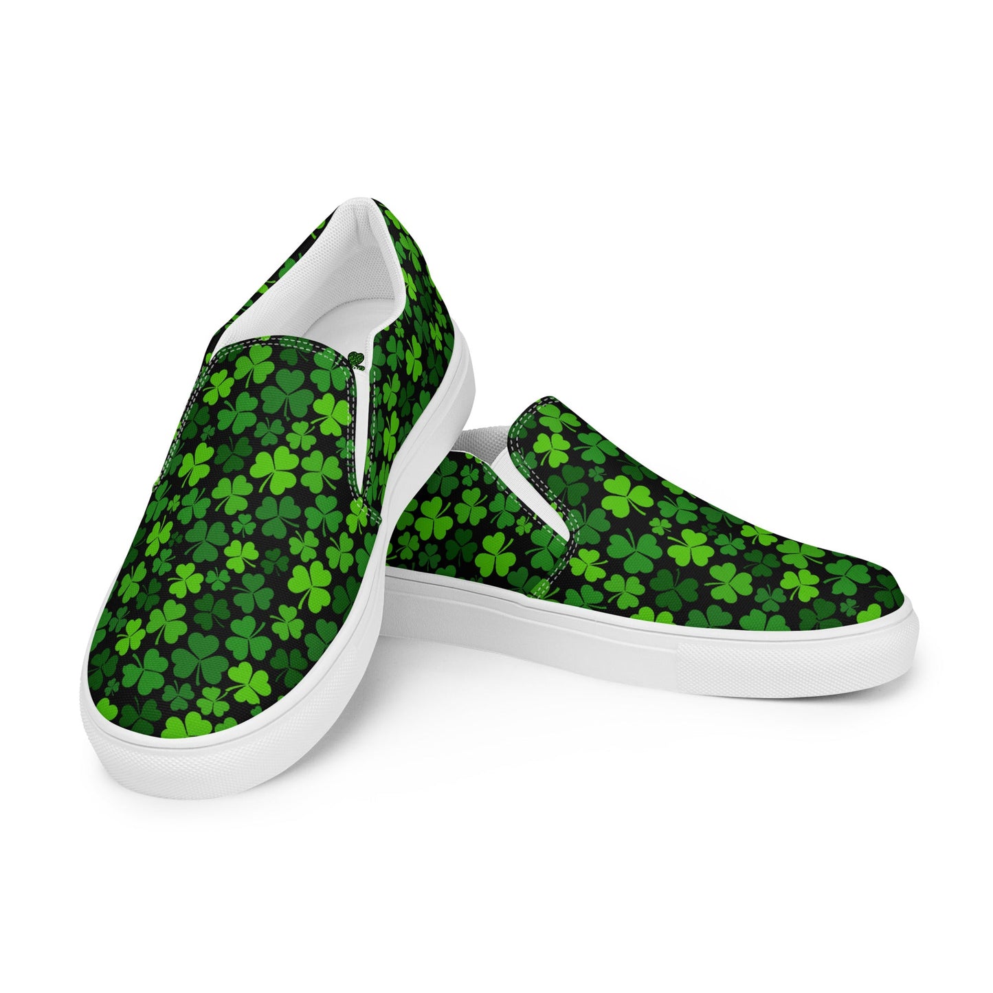 Rad Palm St. Patrick's Day Women’s Slip-On Canvas Shoes