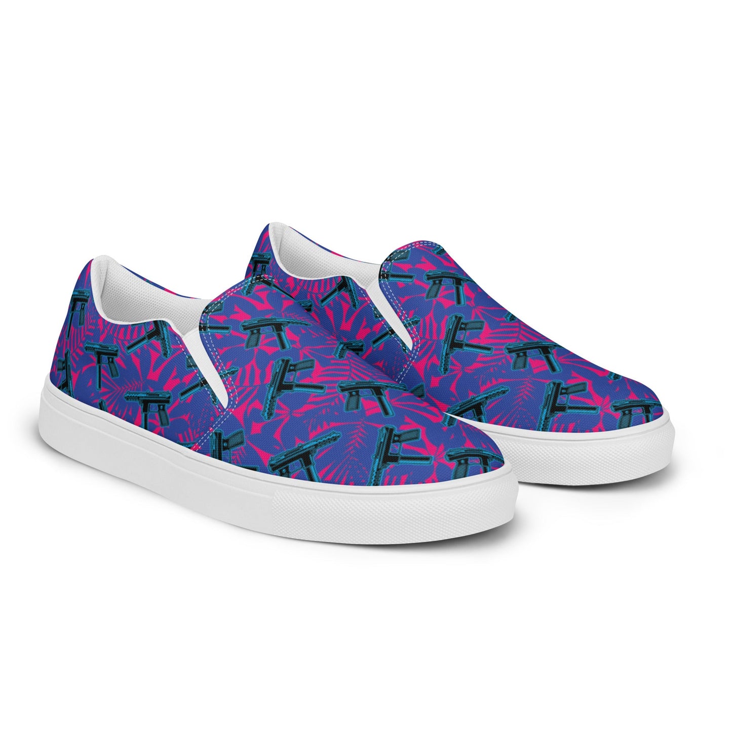 Rad Palm 9 Lives Women’s Slip On Canvas Shoes
