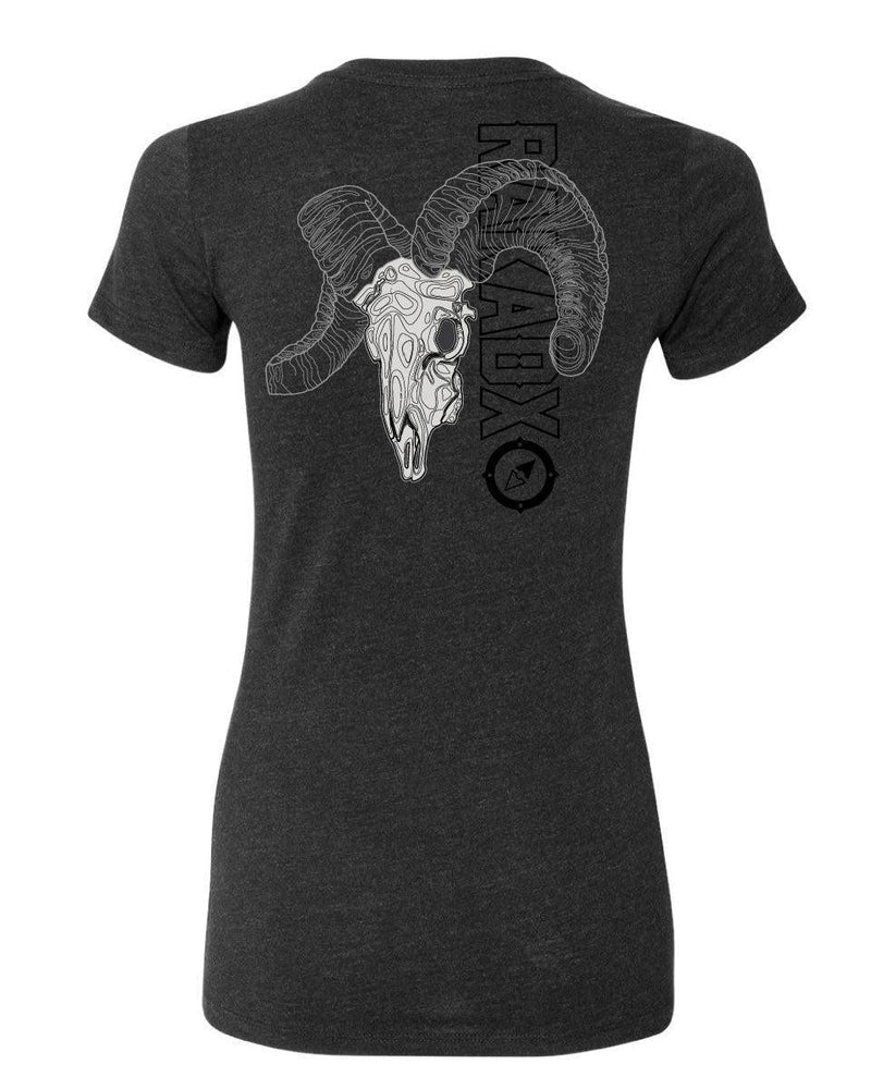 Load image into Gallery viewer, Womens Topo Ram Skull Tee