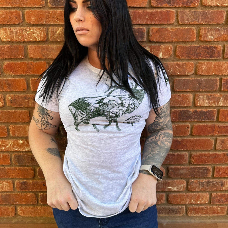 Load image into Gallery viewer, Womens Wilderness Elk Tee