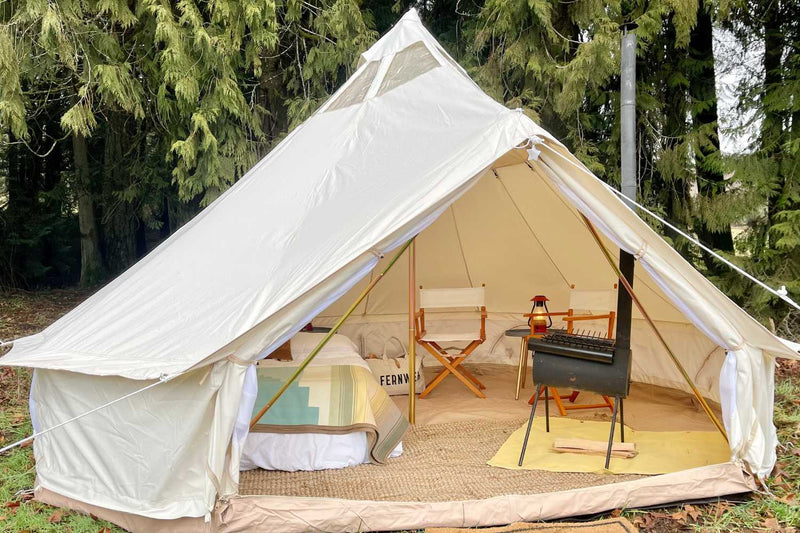 Load image into Gallery viewer, 13' (4M) Stella™ Stargazing Canvas Tent