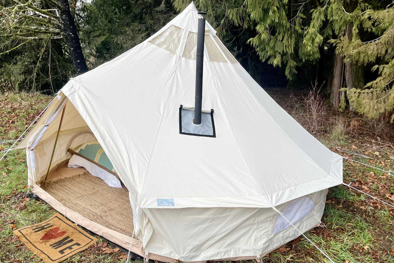 Load image into Gallery viewer, 13' (4M) Stella™ Stargazing Canvas Tent