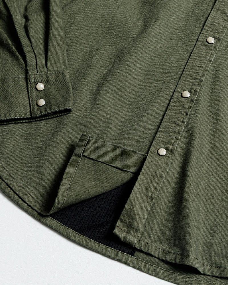 Load image into Gallery viewer, Earl Denim Shirt - Dusty Olive