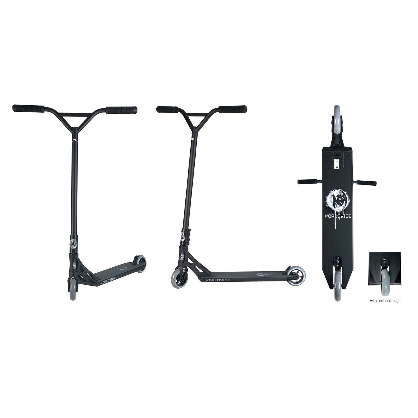 AO Worldwide Complete Scooter 5.8 x 22 - Black