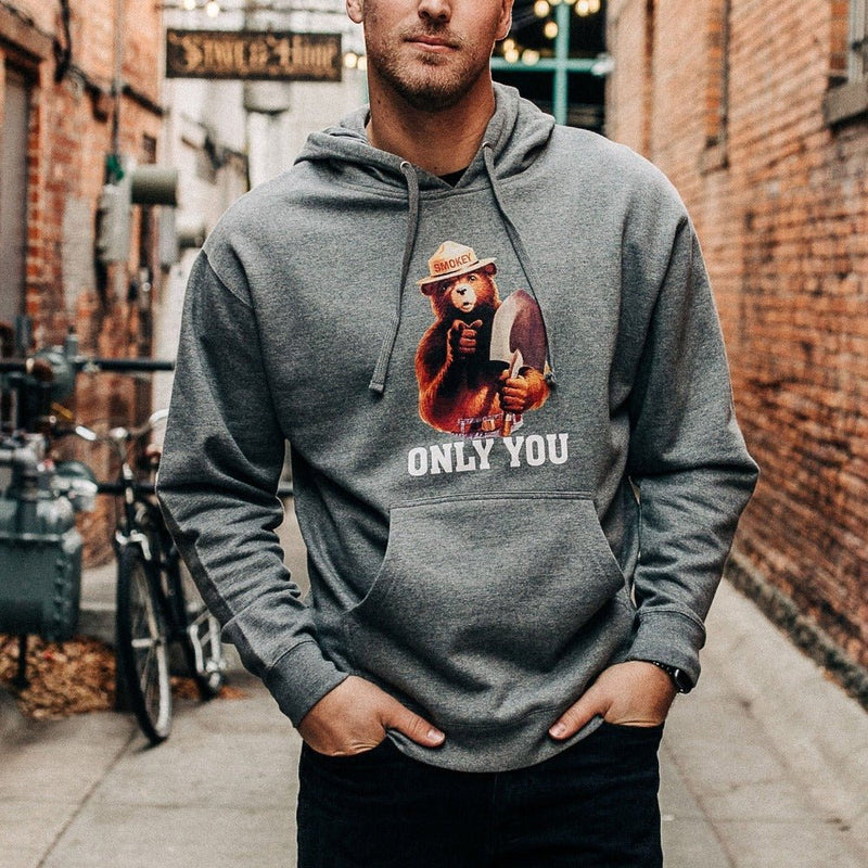 Load image into Gallery viewer, Smokey Bear Only You Hoodie