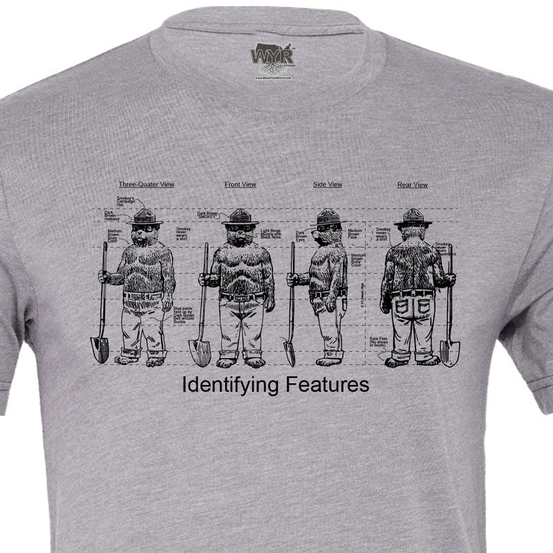 Load image into Gallery viewer, Smokey Bear Profile Tee