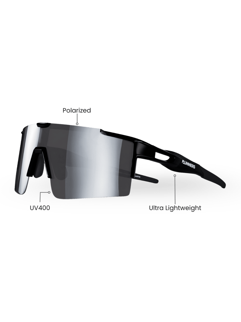Load image into Gallery viewer, Revo Silver Polarized Running Sunglasses - UV400 for Men & Women | X365