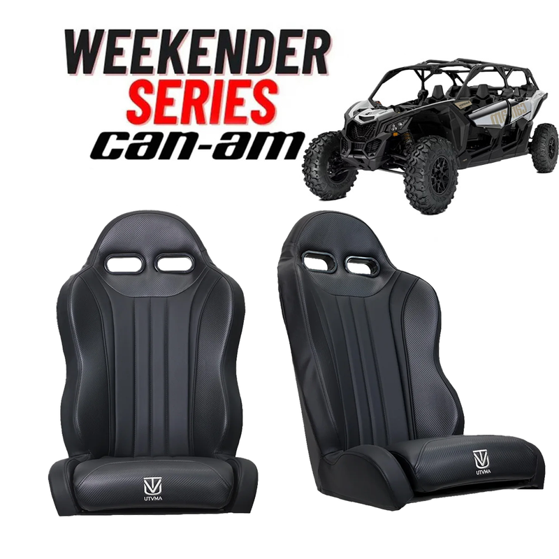 Load image into Gallery viewer, "Weekender" Series Pair of Front Suspension Bucket Seats Maverick X3 2 or 4 Seater (2017+)