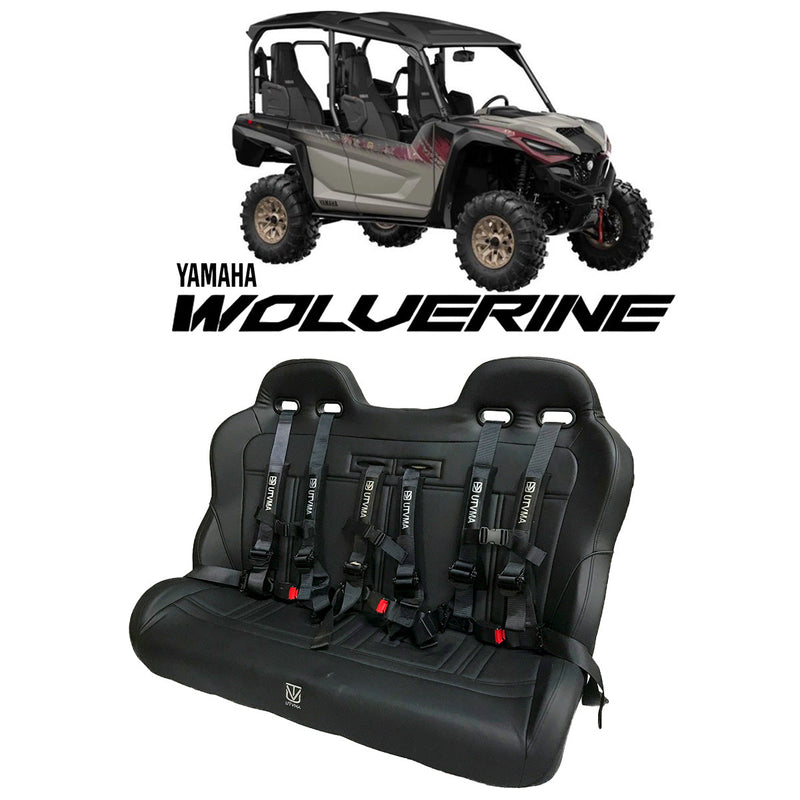 Load image into Gallery viewer, Yamaha Wolverine X4 Rear Bench Seat (2018+) W Harnesses