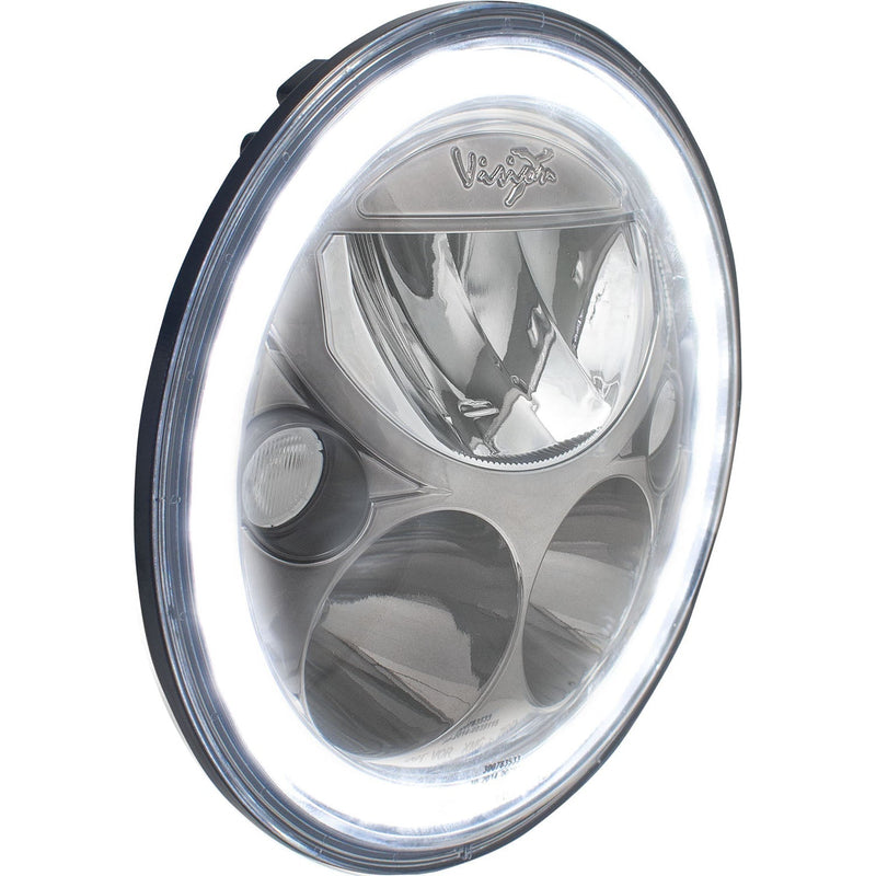 Load image into Gallery viewer, 5.75" XMC Motorcycle LED Black Chrome | White Halo