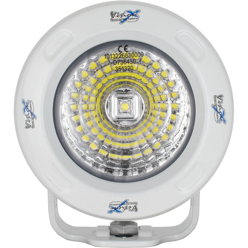 Load image into Gallery viewer, 3.7" White Optimus Round 20º Beam LED Light