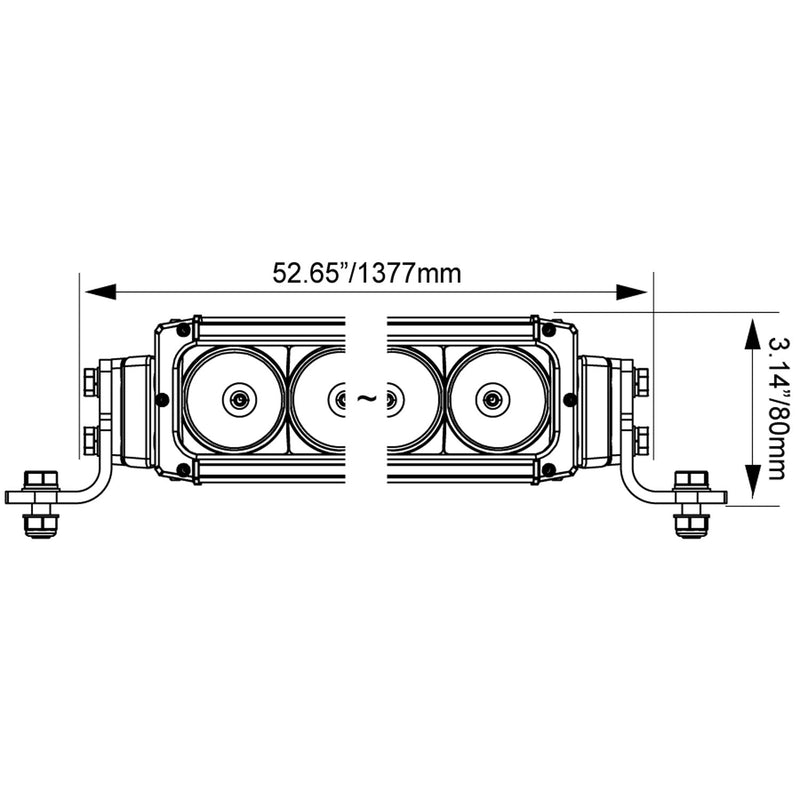 Load image into Gallery viewer, 50" XPR Curved Halo Light Bar