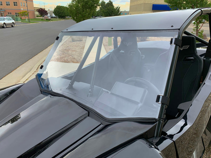 Load image into Gallery viewer, Wildcat XX Full Polycarbonate Windshield with Quick Straps