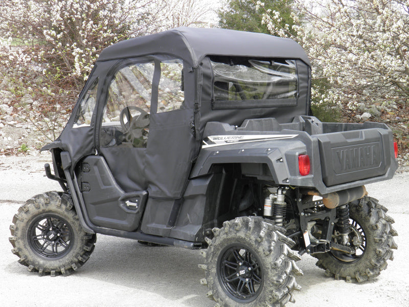 Load image into Gallery viewer, Yamaha Wolverine - Full Cab Enclosure with Vinyl Windshield (Half Doors)