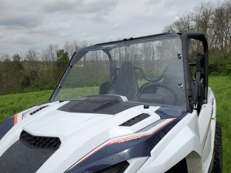 Load image into Gallery viewer, Yamaha Wolverine RMAX 1000 - 1 pc Windshield w/Hard Coat, Clamp and Vent Options