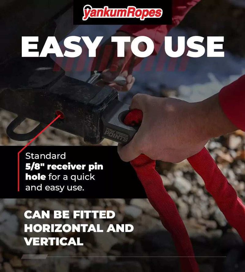 Load image into Gallery viewer, 2 1/2" Hitch Receiver Recovery Point - Skoutley Outdoors LLC