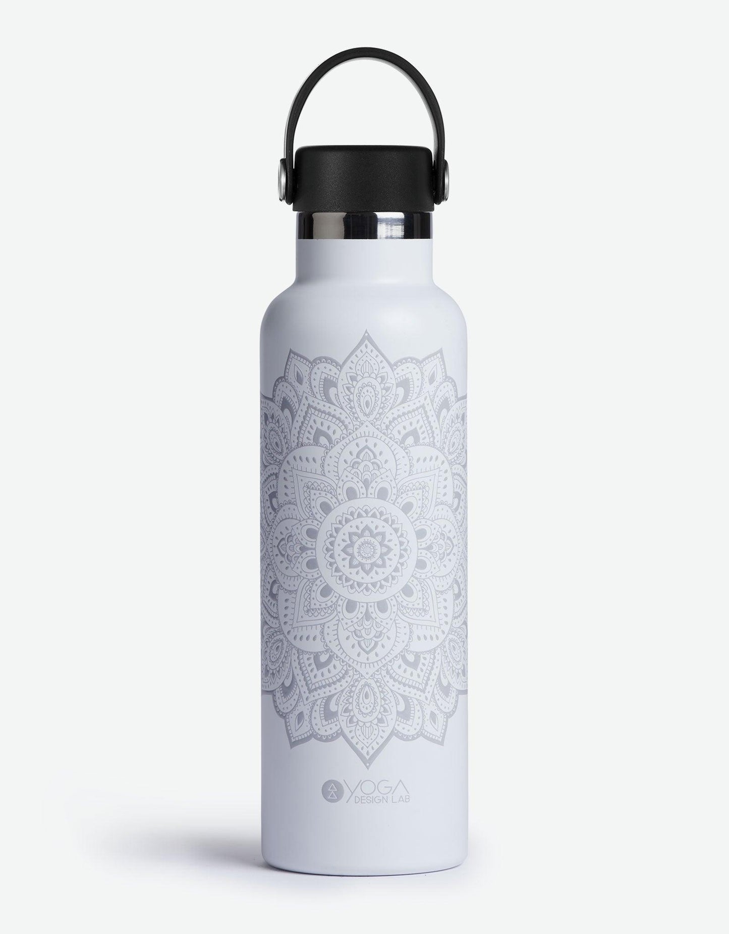 Water Bottle - Mandala White