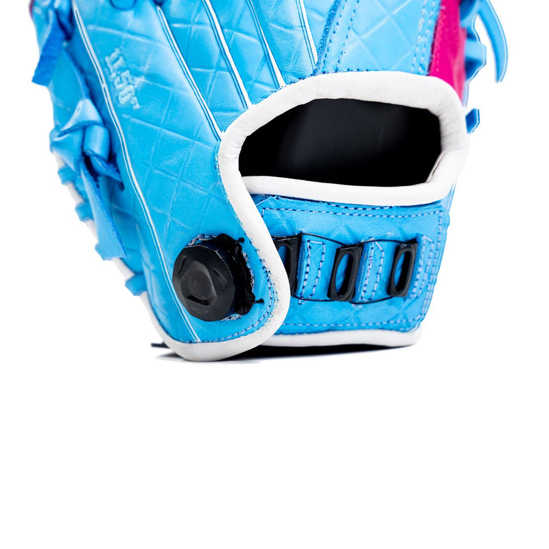 Load image into Gallery viewer, Youth Ball Glove - Ice Cream (Cotton Candy Blue and Pink)