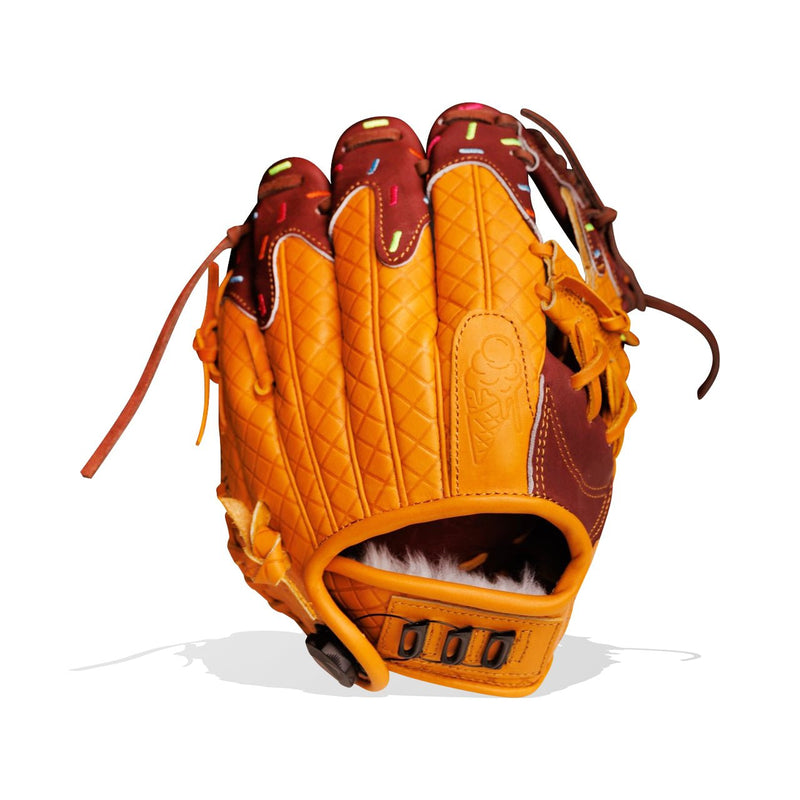 Load image into Gallery viewer, Youth Ball Glove - Ice Cream glove (Chocolate with Sprinkles)