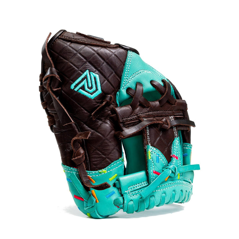 Load image into Gallery viewer, Youth Ball Glove - Ice Cream glove (Mint with Sprinkles)