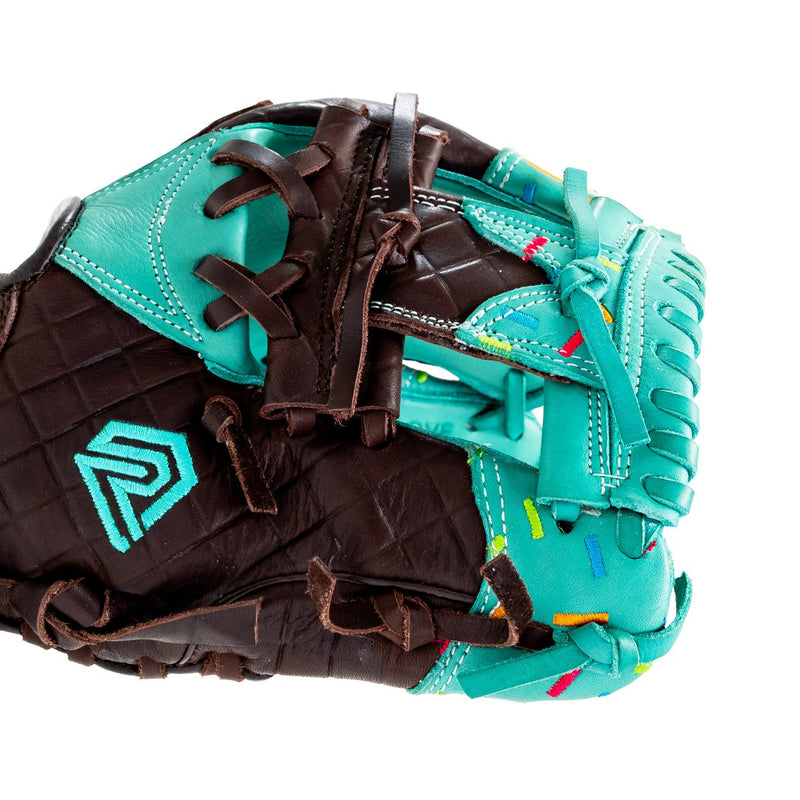 Load image into Gallery viewer, Youth Ball Glove - Ice Cream glove (Mint with Sprinkles)