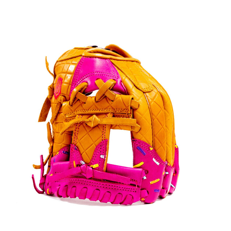 Load image into Gallery viewer, Youth Baseball Glove - Ice Cream glove (Strawberry & Sprinkles)