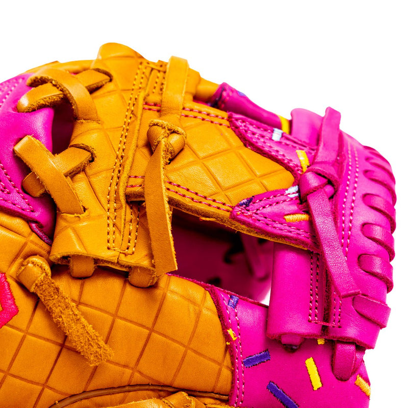 Load image into Gallery viewer, Youth Baseball Glove - Ice Cream glove (Strawberry & Sprinkles)