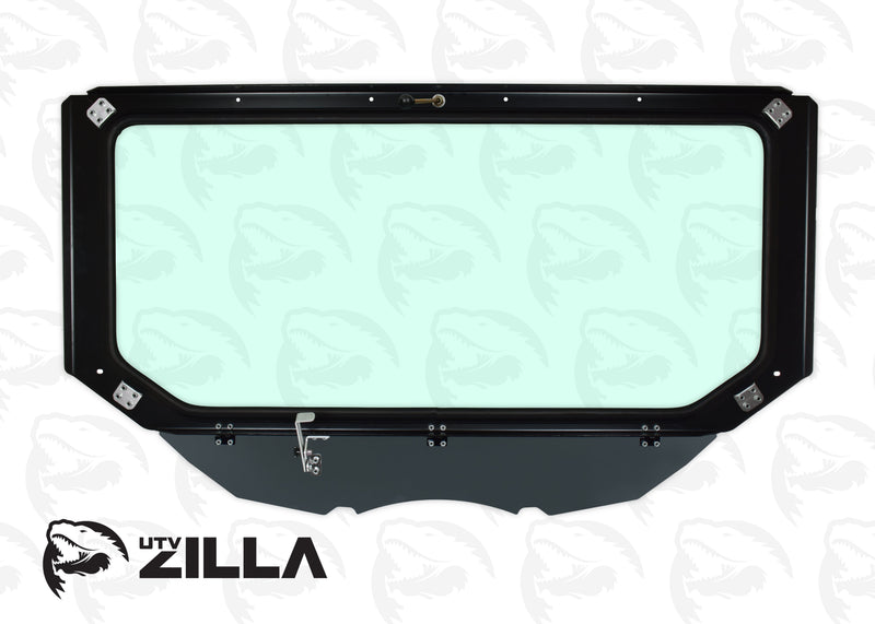 Load image into Gallery viewer, Black Vented Glass Windshield for CAN AM Maverick X3 with Wiper