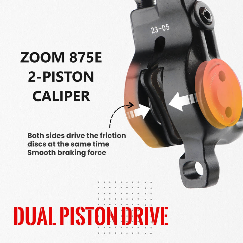 Load image into Gallery viewer, ZOOM HB-875E/876E Right Rear Hydraulic Disc Brake