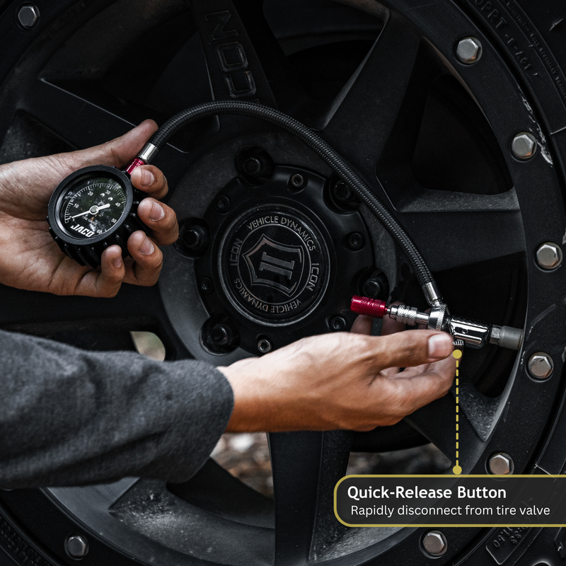 Load image into Gallery viewer, Lightning™ RX4 Tire Deflator with Gauge - 60 PSI | Quick-Connect Rapid Air Down Tool for Off Road 4x4